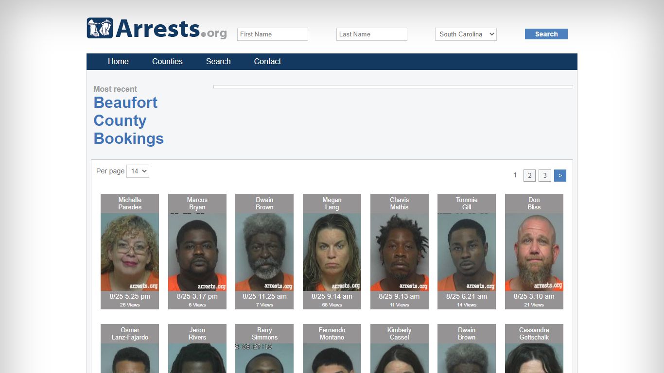 Beaufort County Arrests and Inmate Search